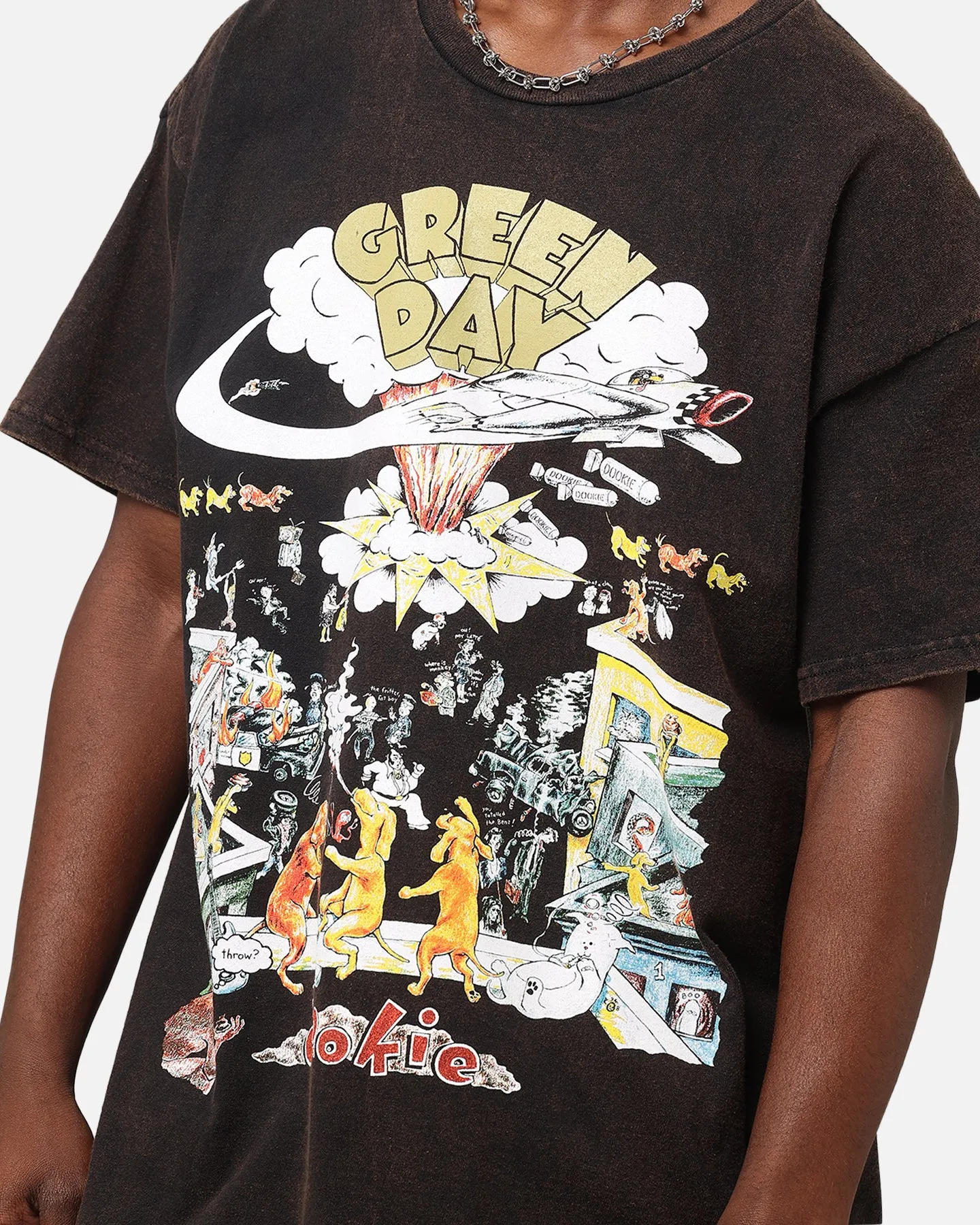 Green Day Dookie Vintage T-Shirt Black Vintage