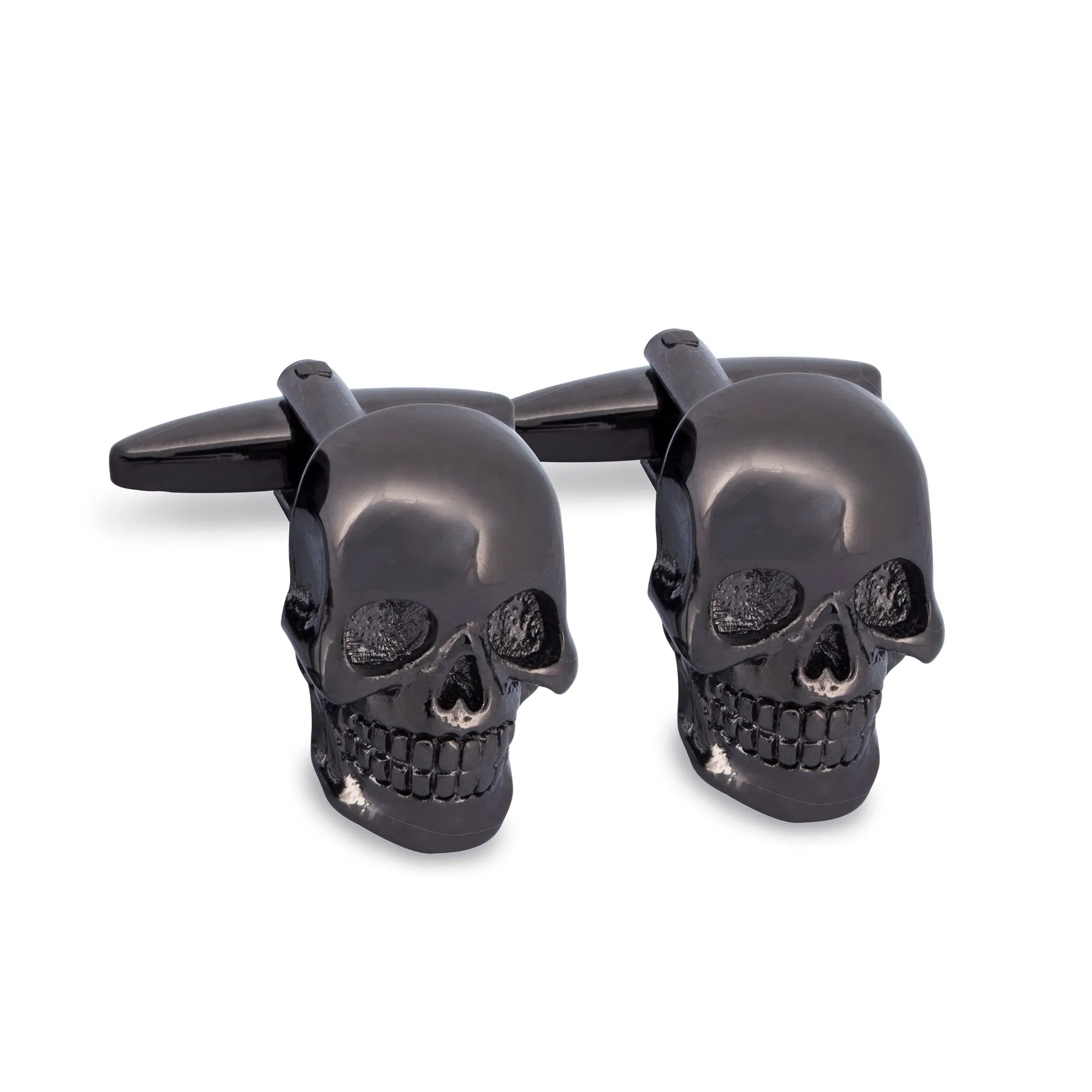 Gunmetal Skull Cufflinks (Online Exclusive)