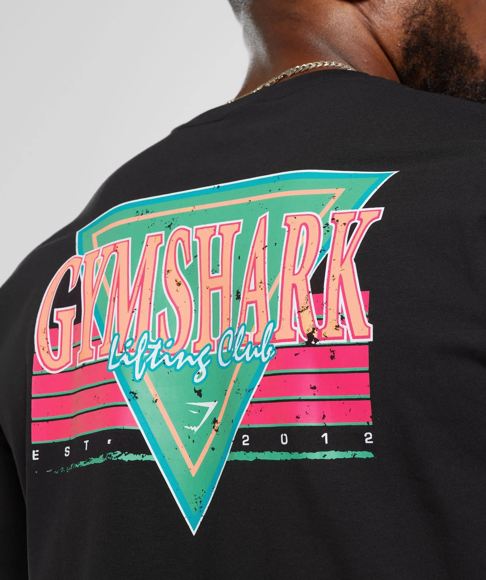 Gymshark Retrowave Crop T-Shirt - Black