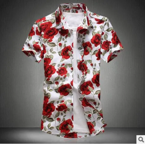 Hawaiian Style Short Sleeve Shirt