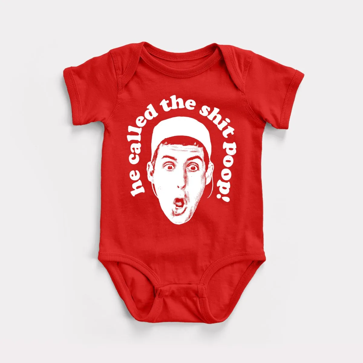 He Called The Shit Poop Baby Bodysuit