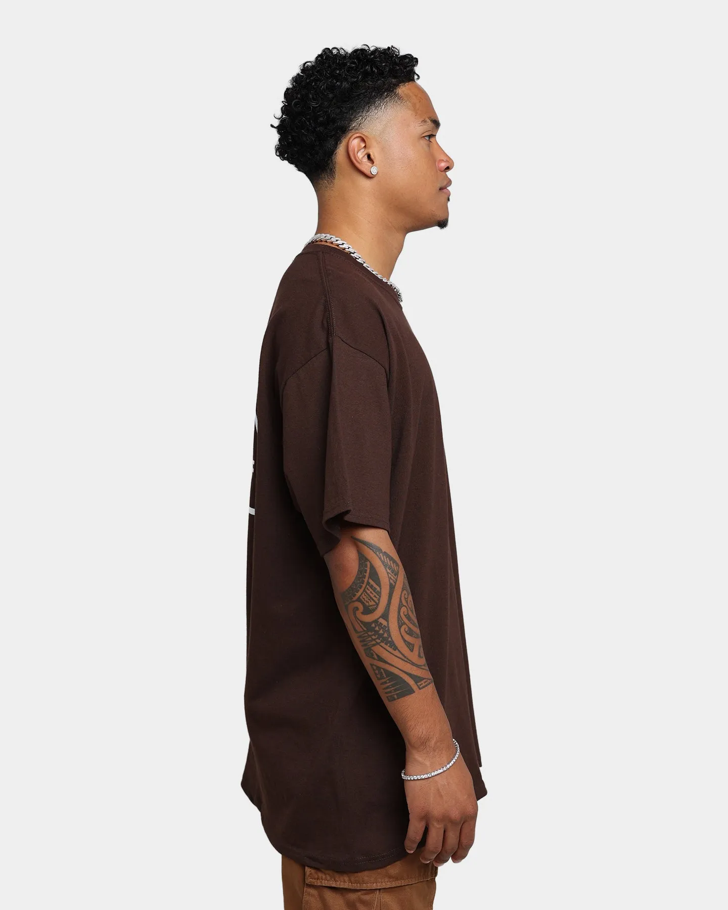 HUF Essentials T-Shirt Chocolate