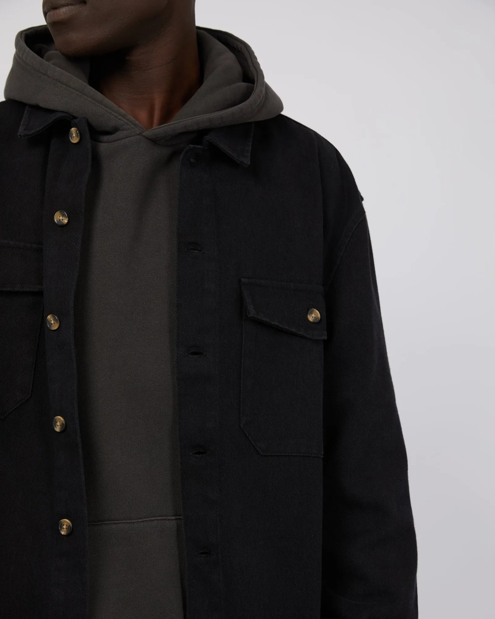 Jasper Overshirt Black