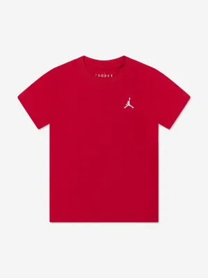 Jordan Boys Jumpman Air Embroidered T-Shirt in Red