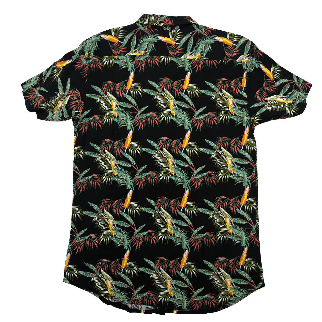 K7 SS Black Floral Beach Line Shirts