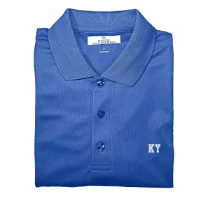 Kentucky "KY" State Letters Performance Polo