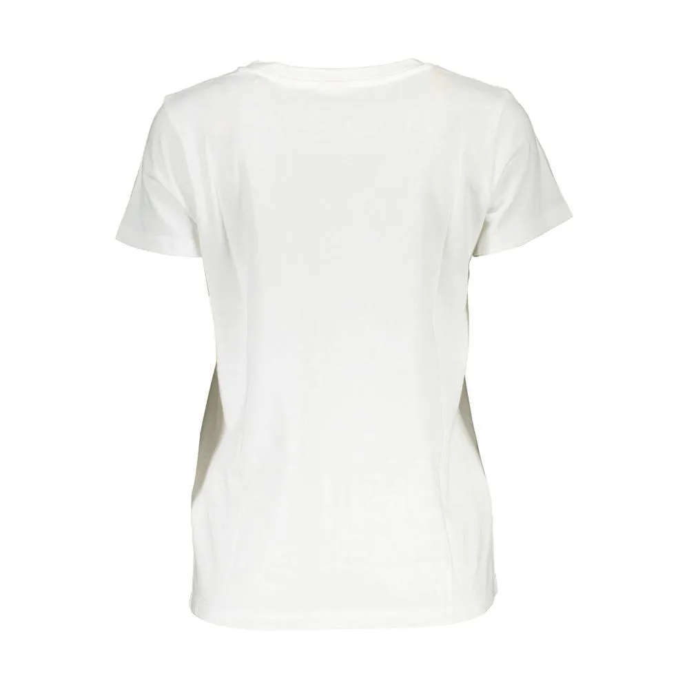 Levi's White Cotton Women T-Shirt