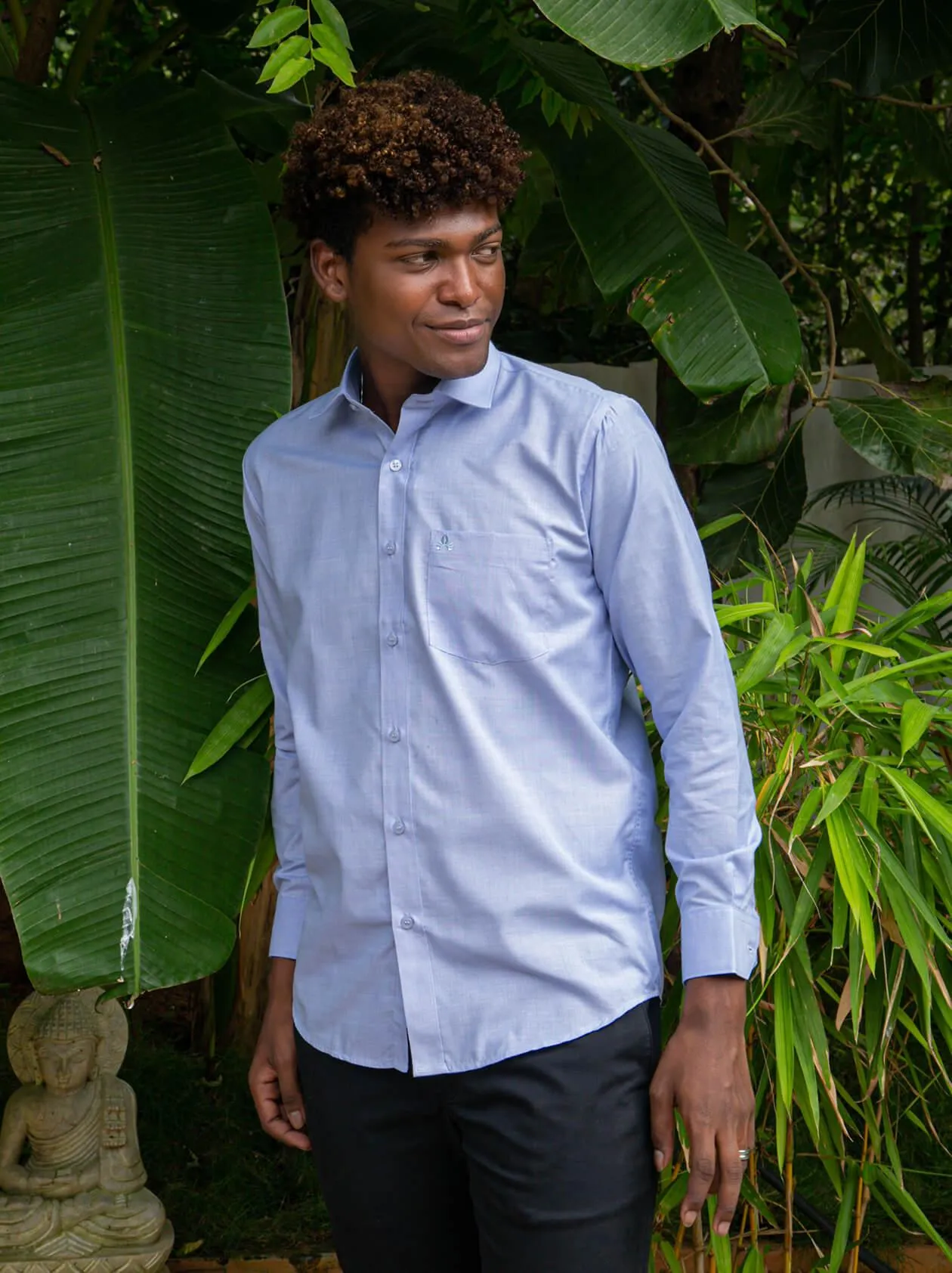 Light Blue Formal Shirt for Men (GBMFRML9002F)