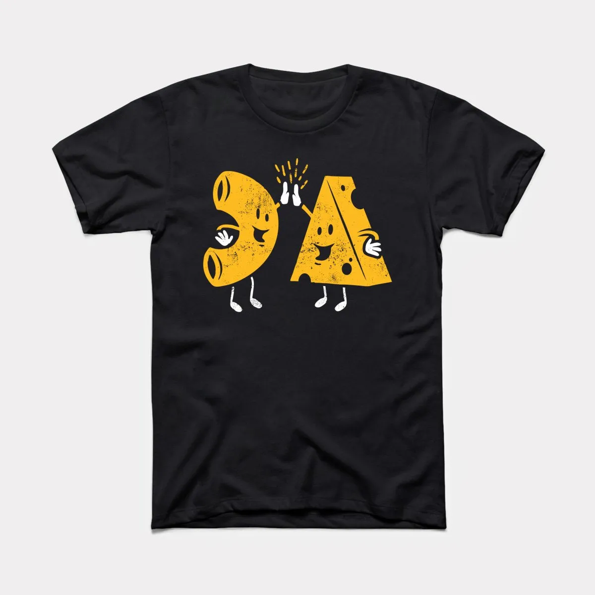 Mac And Cheese High Five Adult Unisex Tee