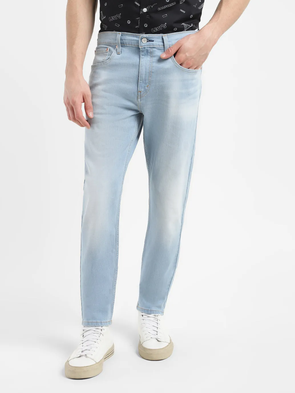 Men's 512 Light Blue Slim Tapered Fit Jeans