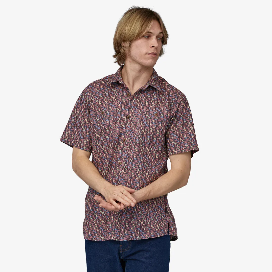 MEN'S BACK STEP SHIRT - INTERTWINED HANDS: EVENING MAUVE