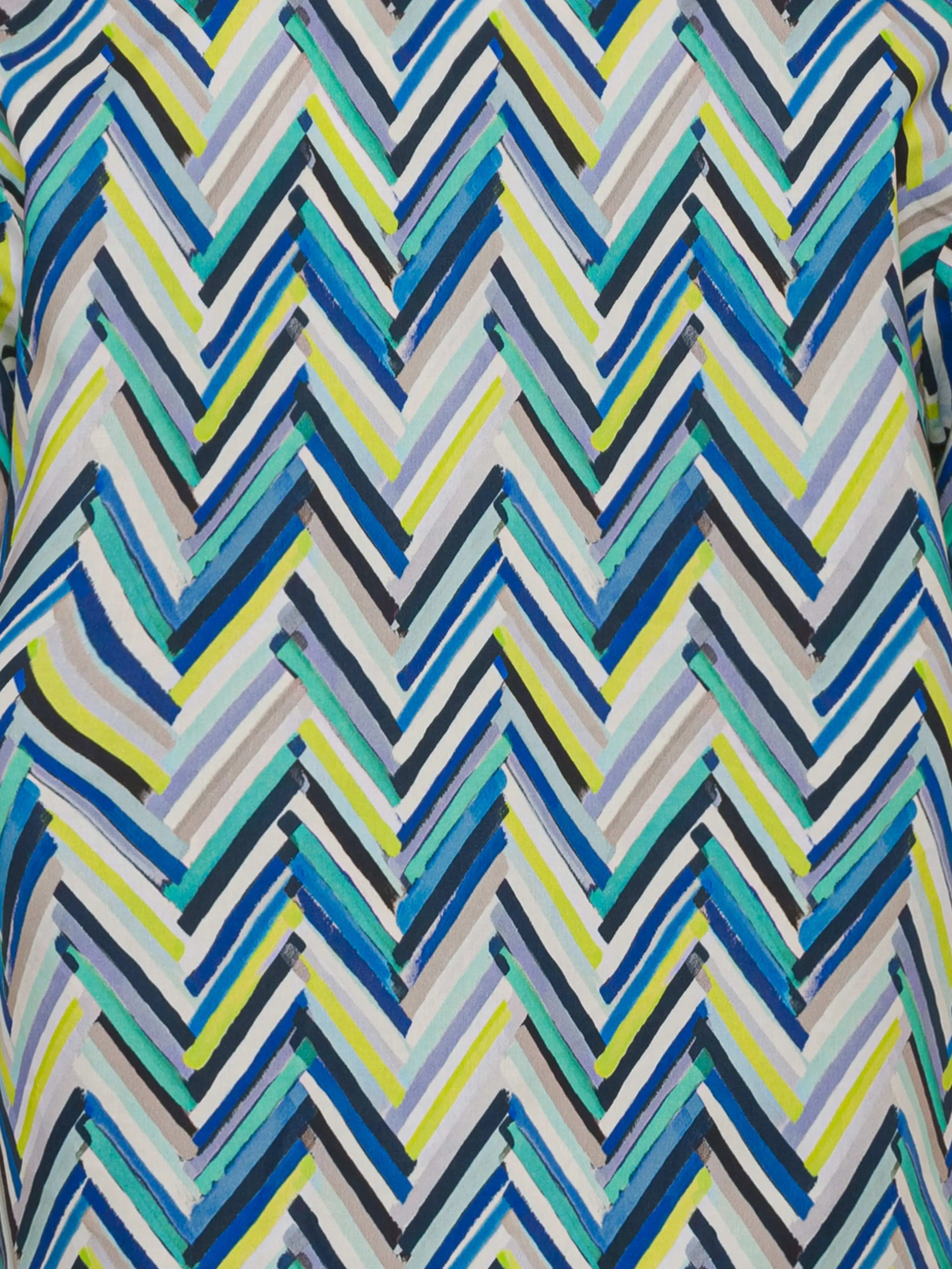 Missoni Boys Zigzag Beach Shirt in Blue