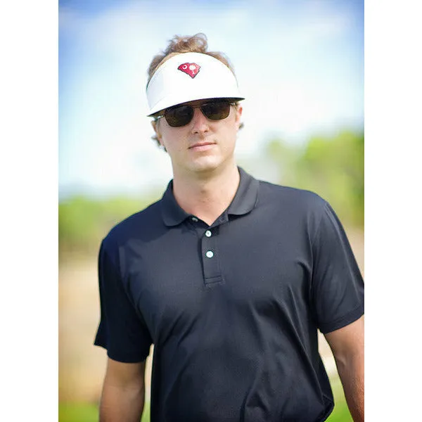 Oklahoma Norman Clubhouse Performance Polo Crimson