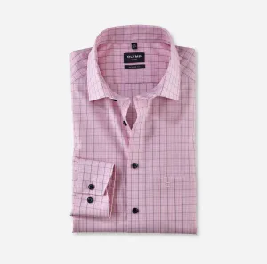 OLYMP -  Modern Fit, Pink Over Check