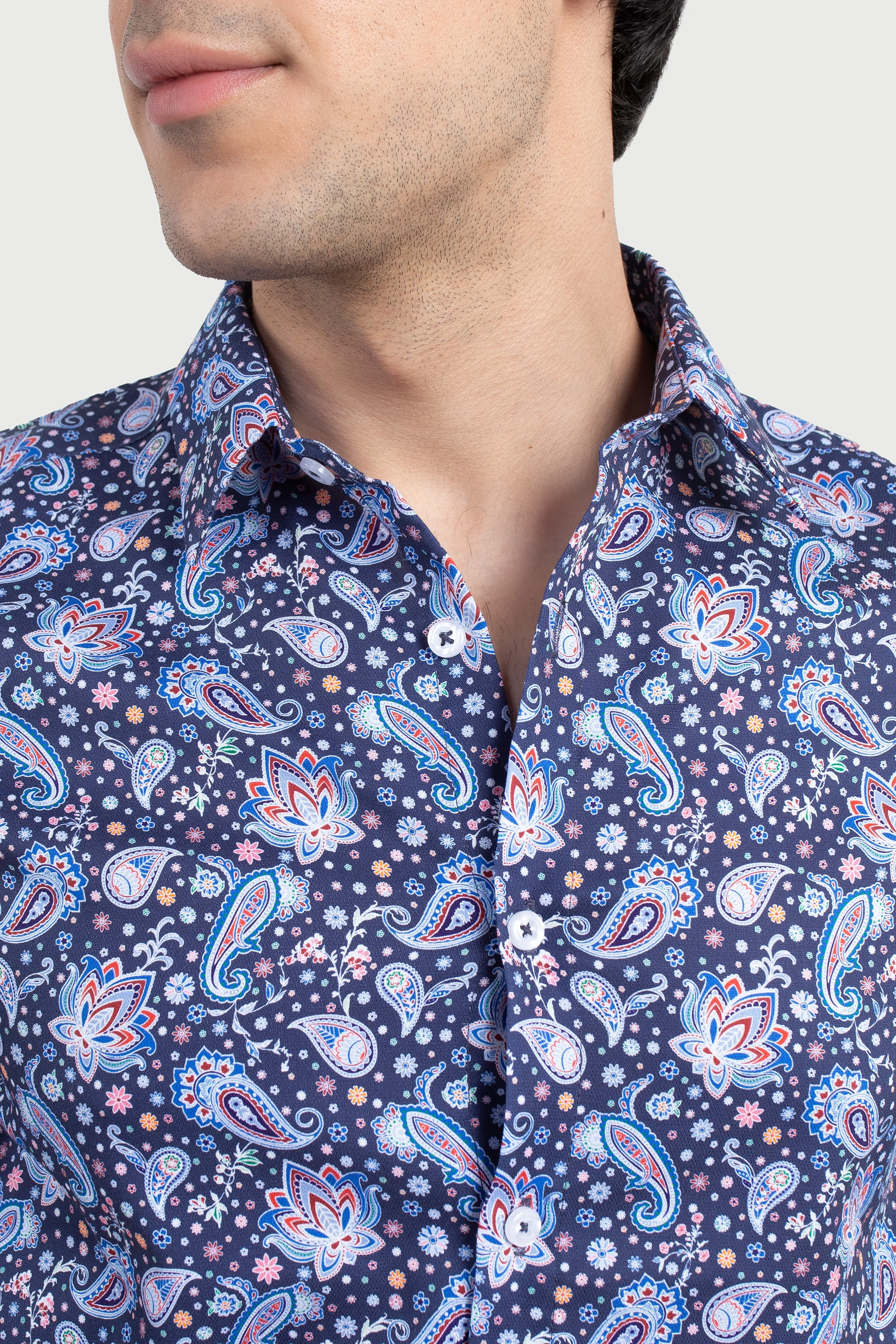 Paisley Flower Print