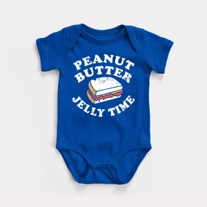 Peanut Butter Jelly Time Baby Bodysuit