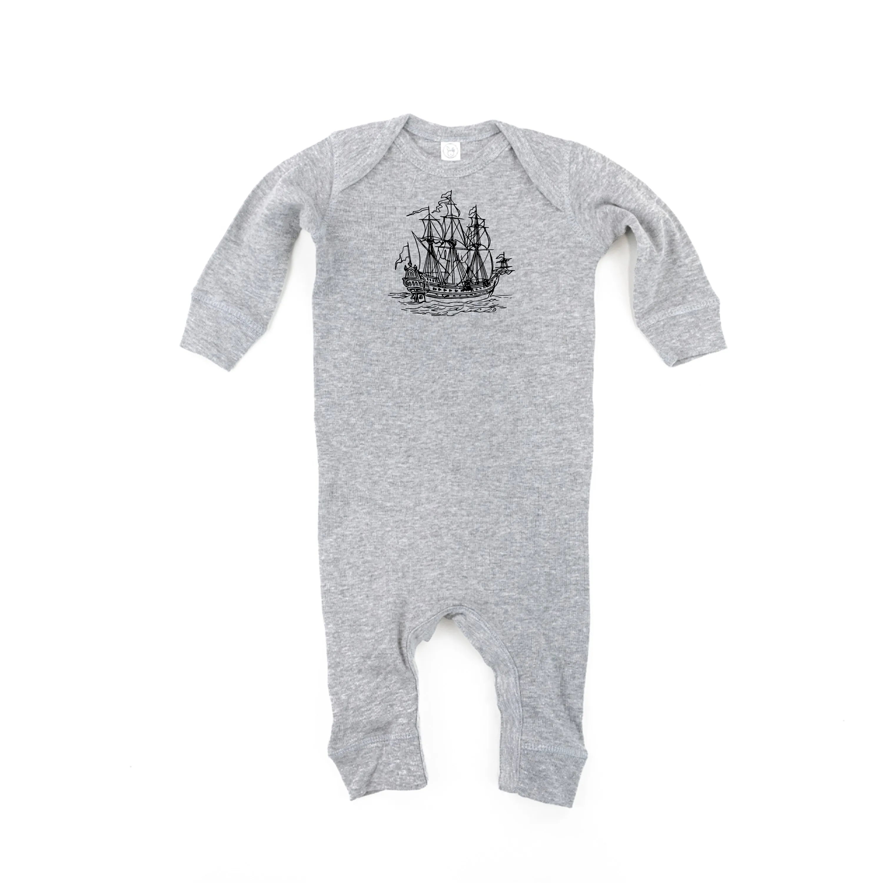 PIRATE SHIP - Minimalist Design - One Piece Baby Sleeper