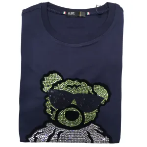 Pure Premium Teddy Nata Navy T  Shirt