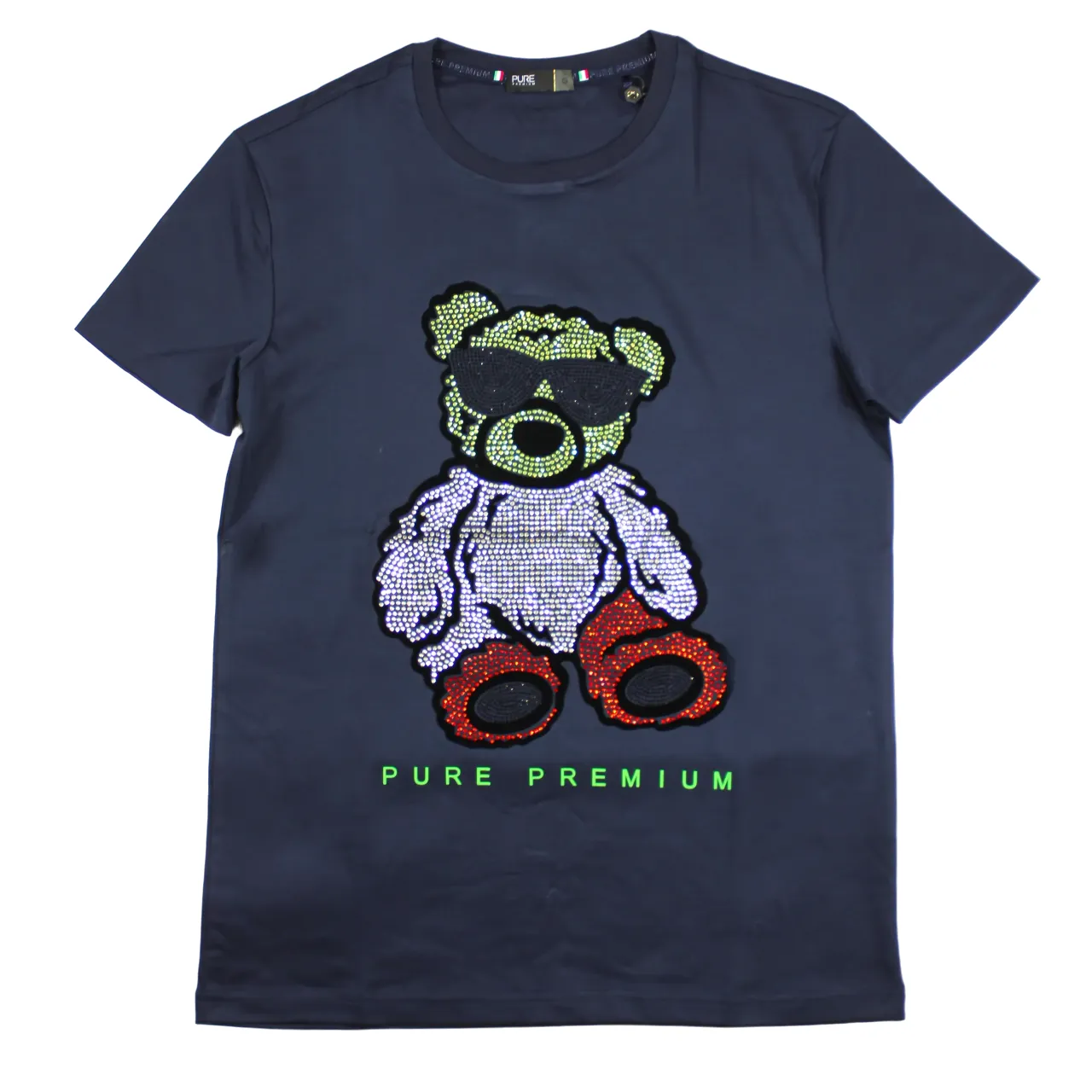 Pure Premium Teddy Nata Navy T  Shirt