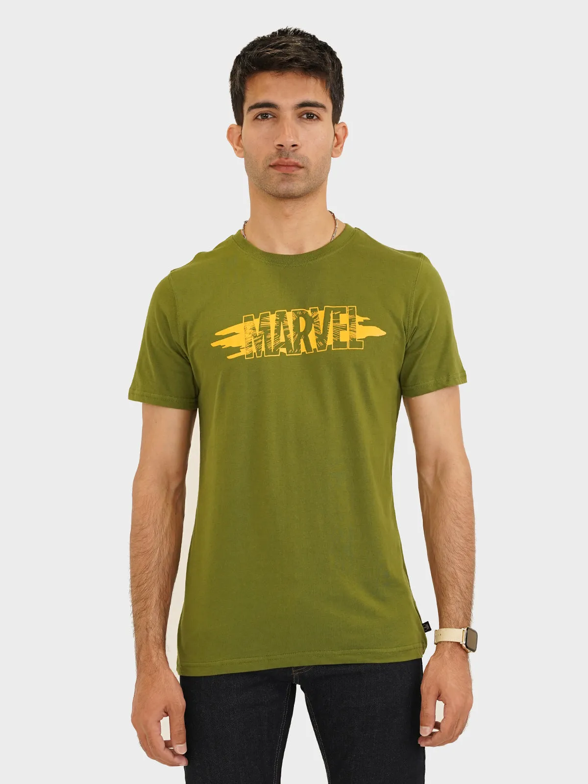 "RAOWAD" Graphic Slim Fit T-Shirt