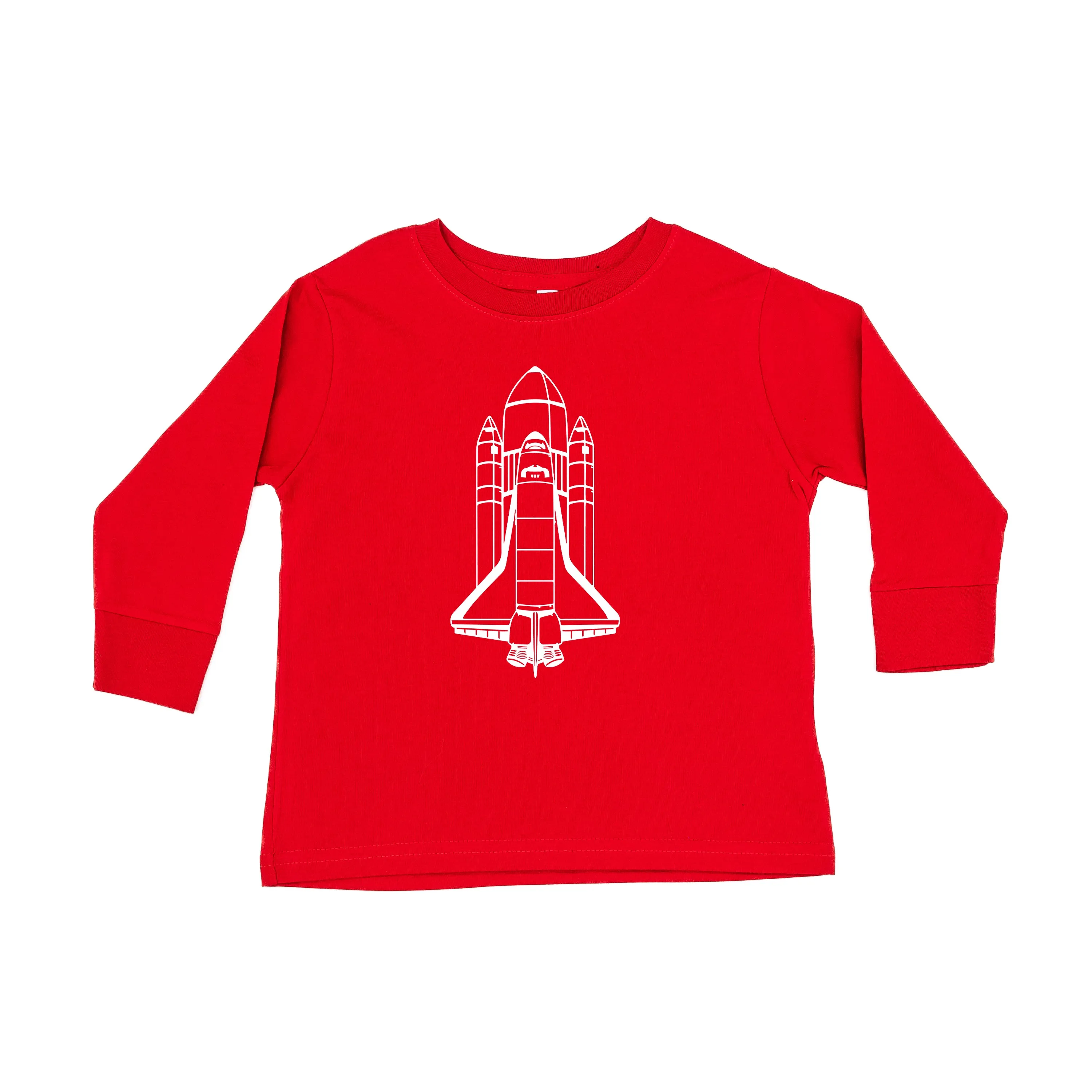 ROCKET SHIP - Minimalist Design - Long Sleeve Child Shirt