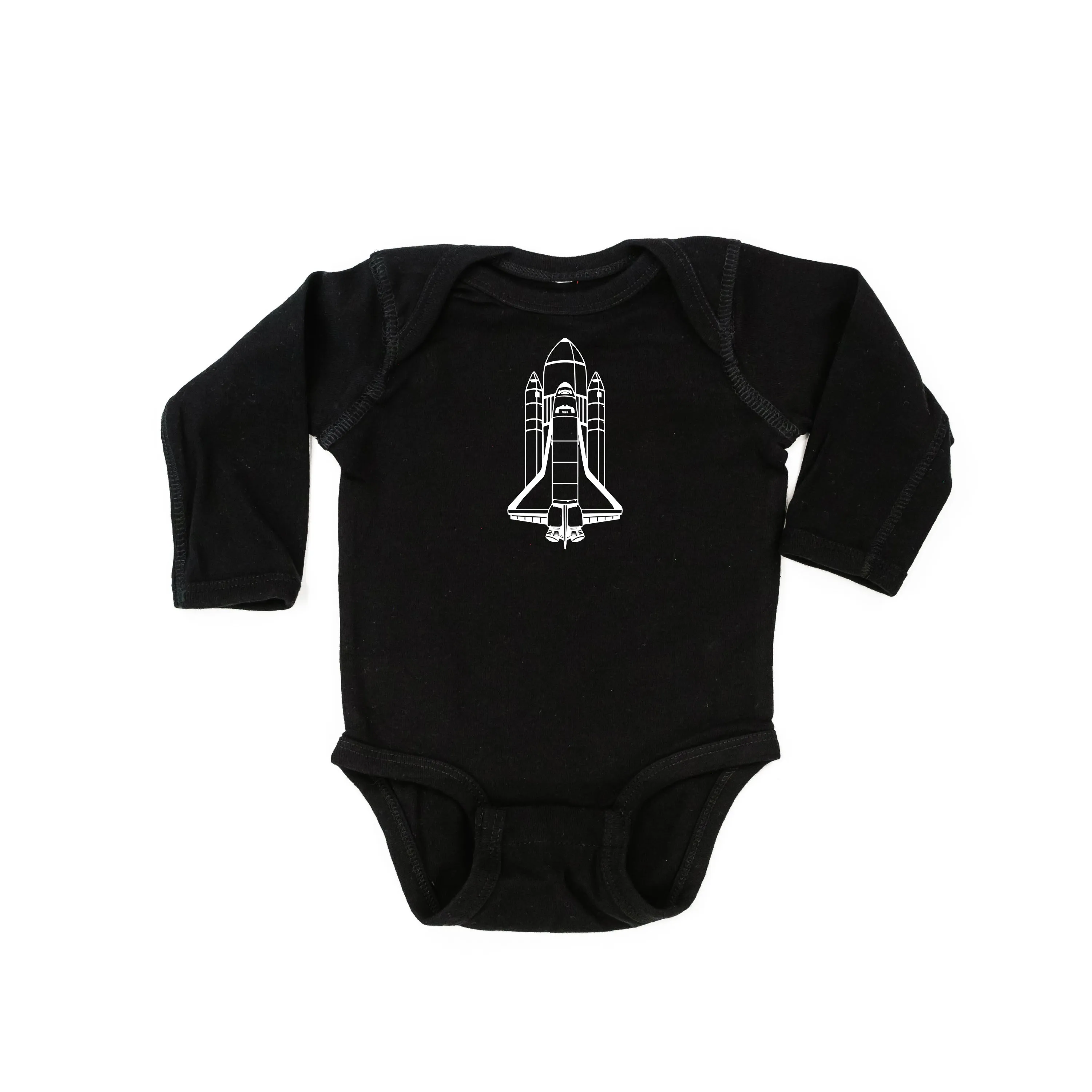 ROCKET SHIP - Minimalist Design - Long Sleeve Child Shirt