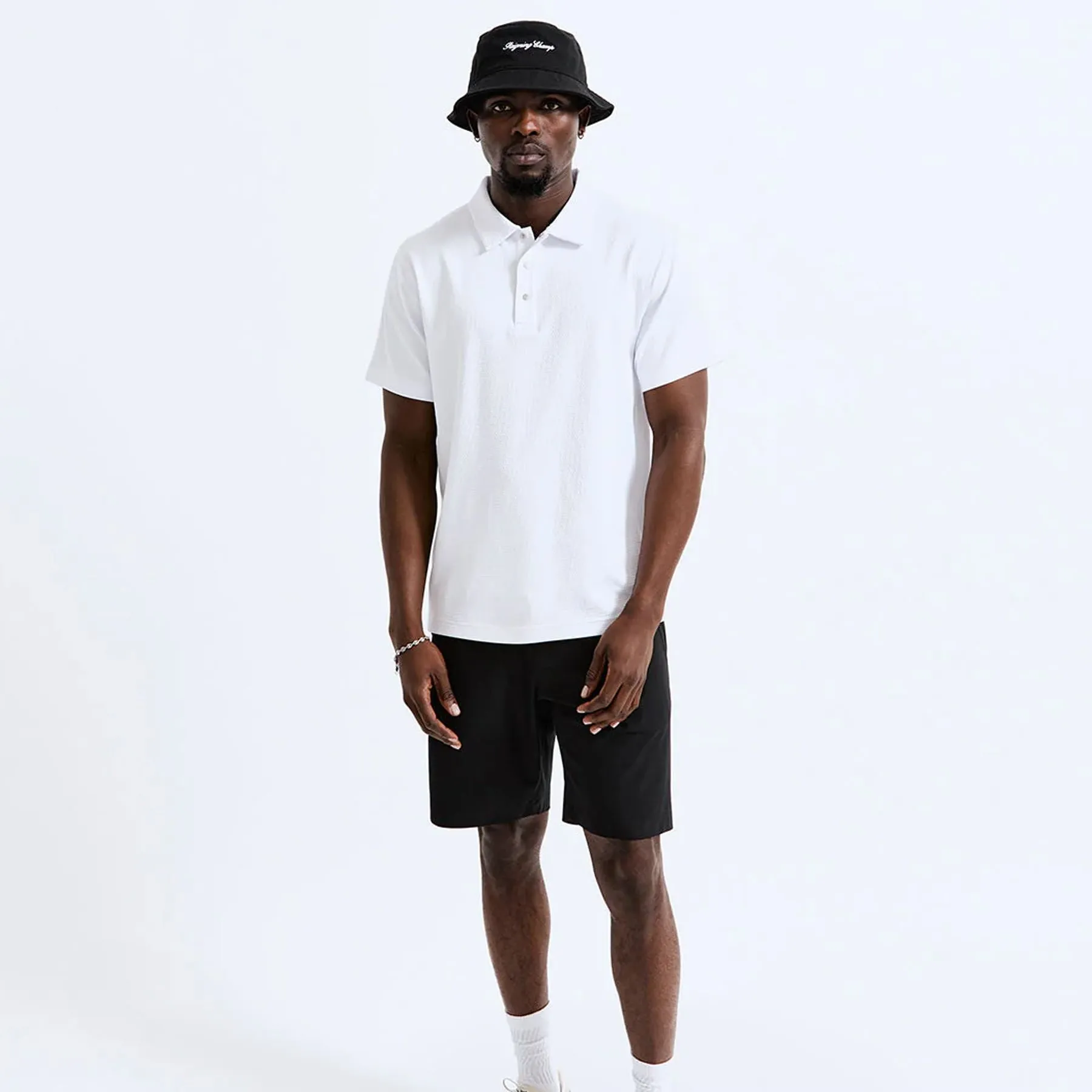 Solotex Mesh Tiebreak Polo White - AW24