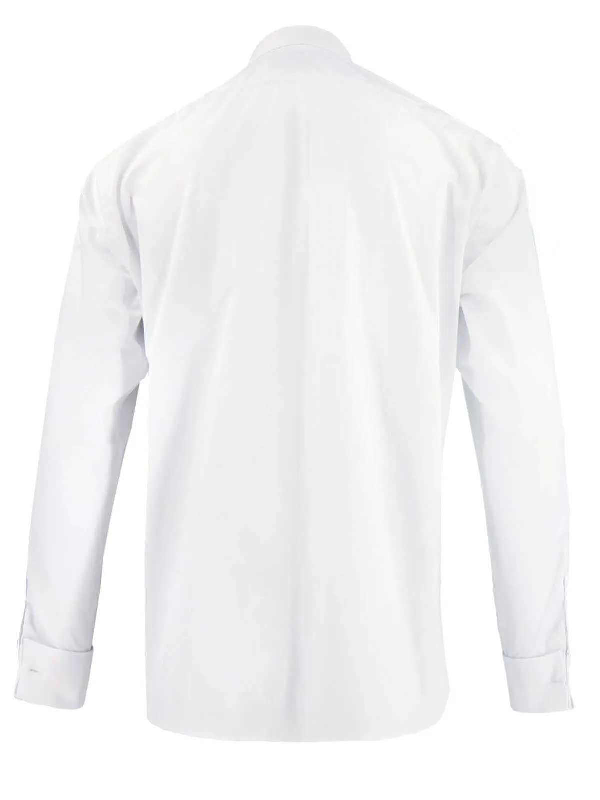 Spearpoint Collar Shirt - White Premium Cotton French Cuff