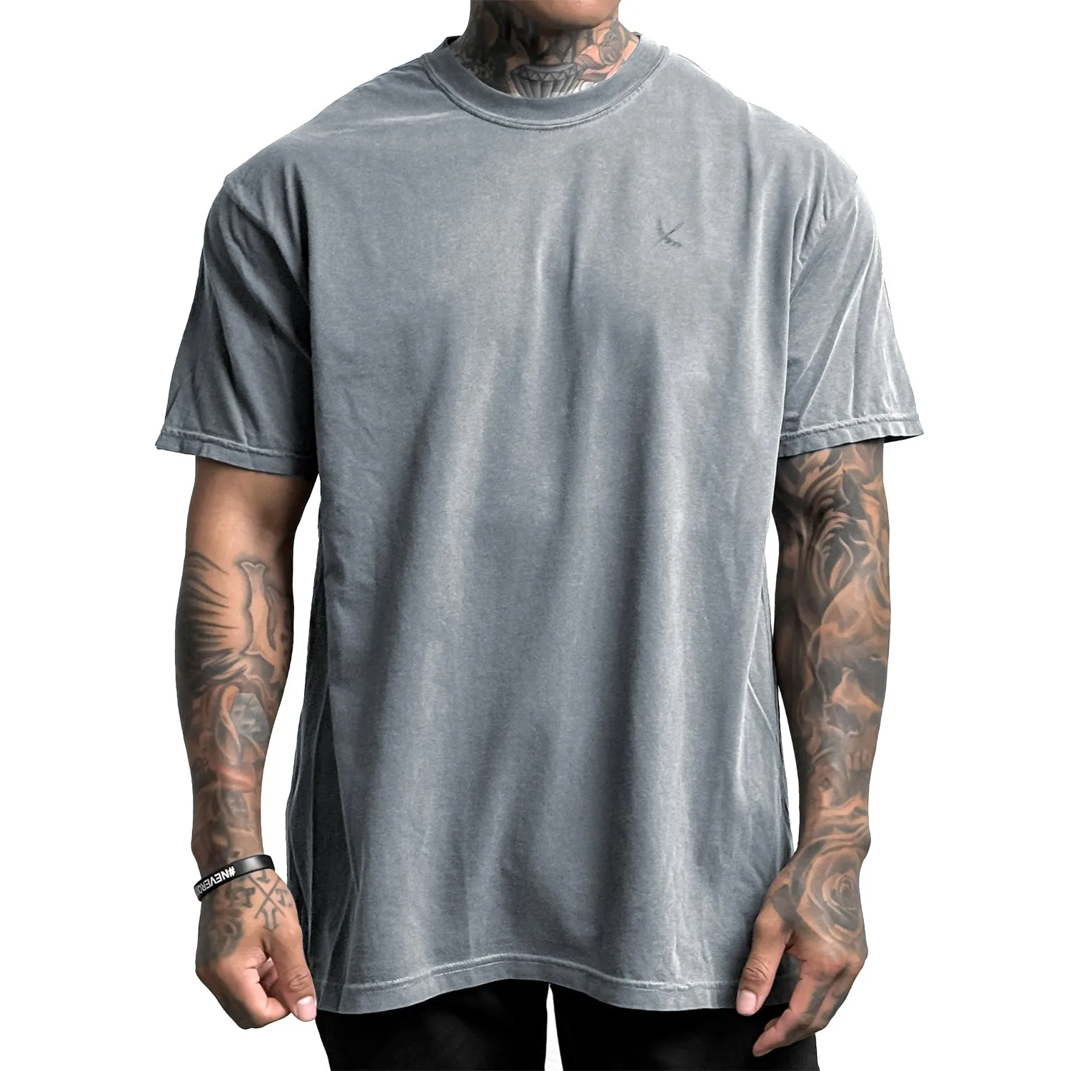 Staple Logo Tee - Granite