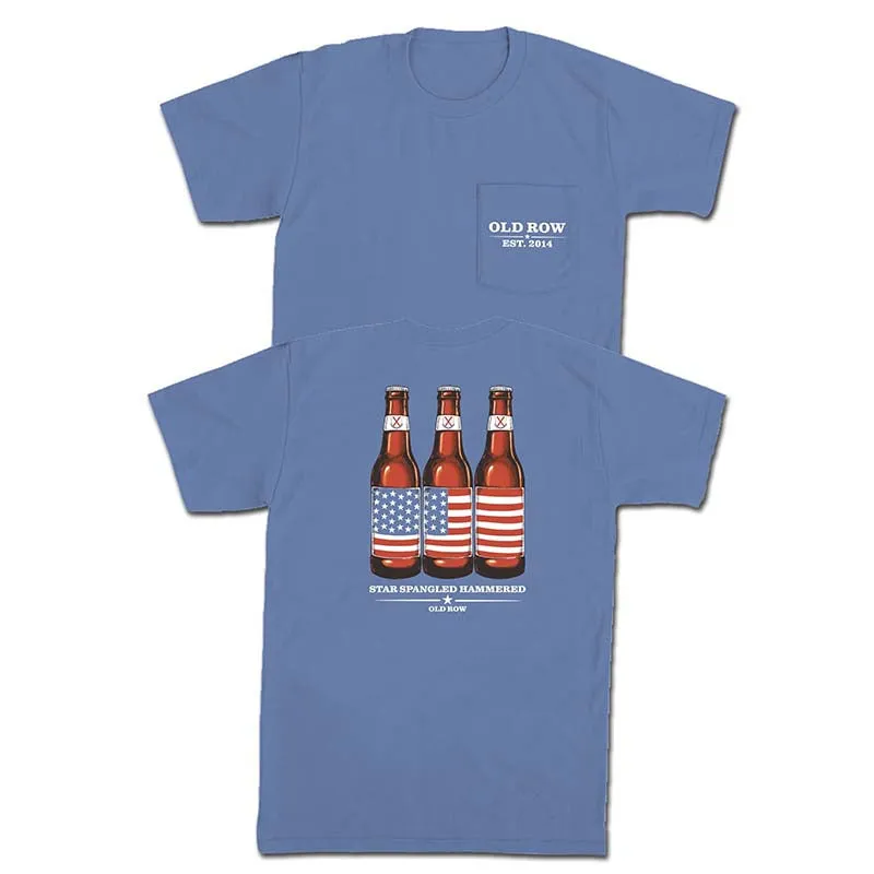 Star Spangled Hammered Short Sleeve T-Shirt