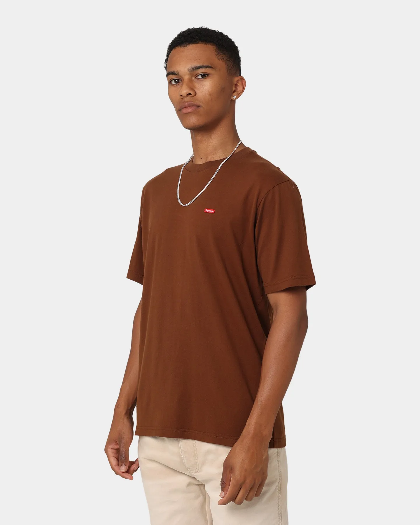 Supreme Small Box T-Shirt Brown