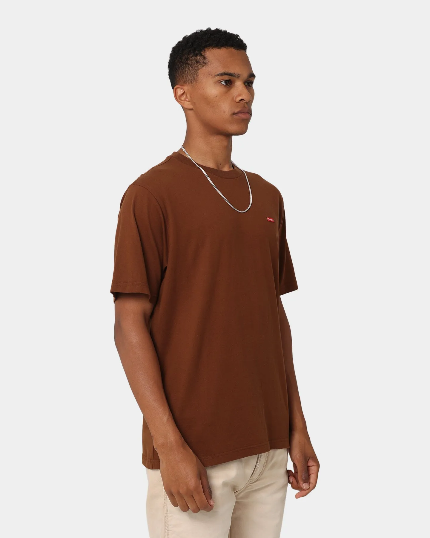 Supreme Small Box T-Shirt Brown