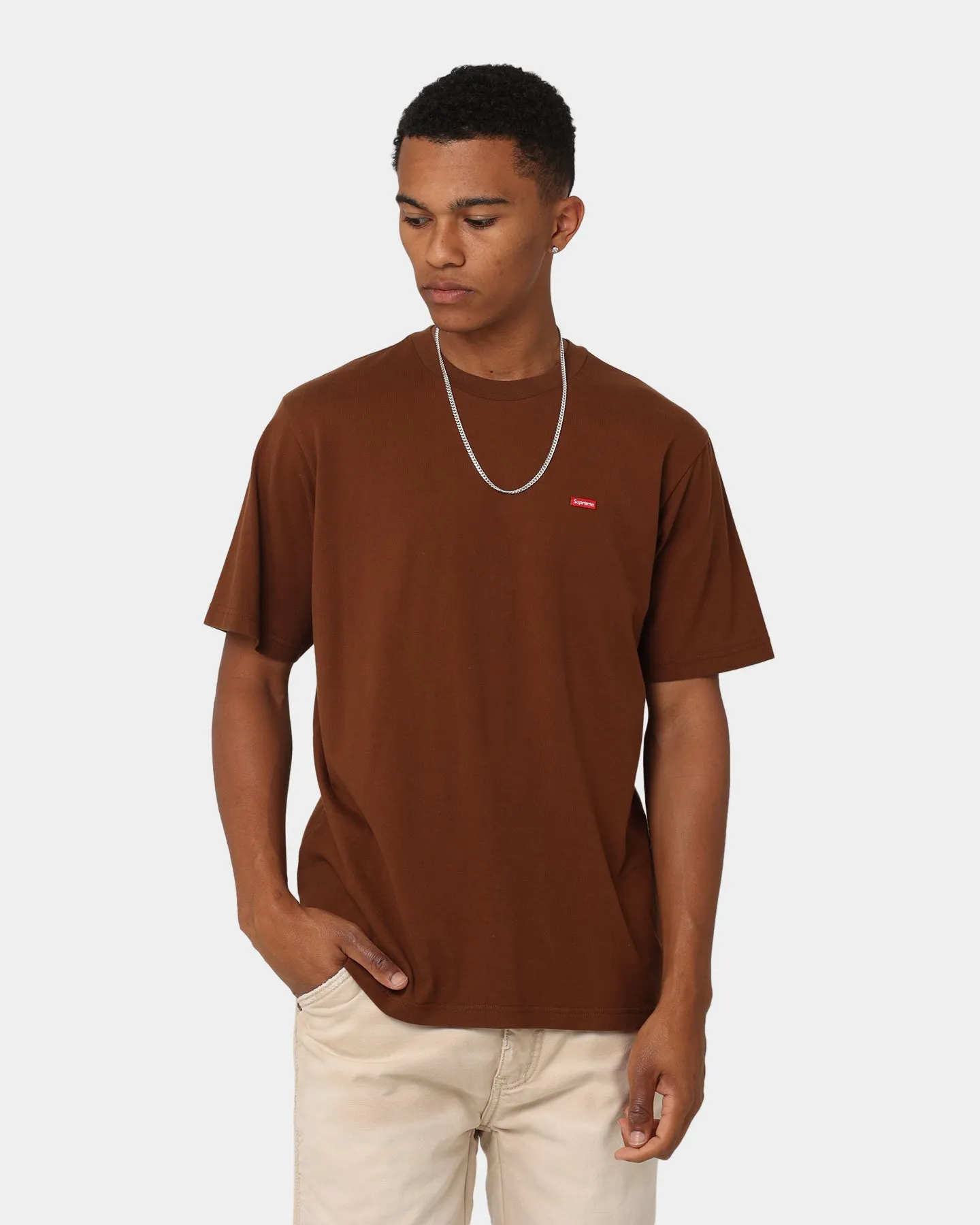 Supreme Small Box T-Shirt Brown