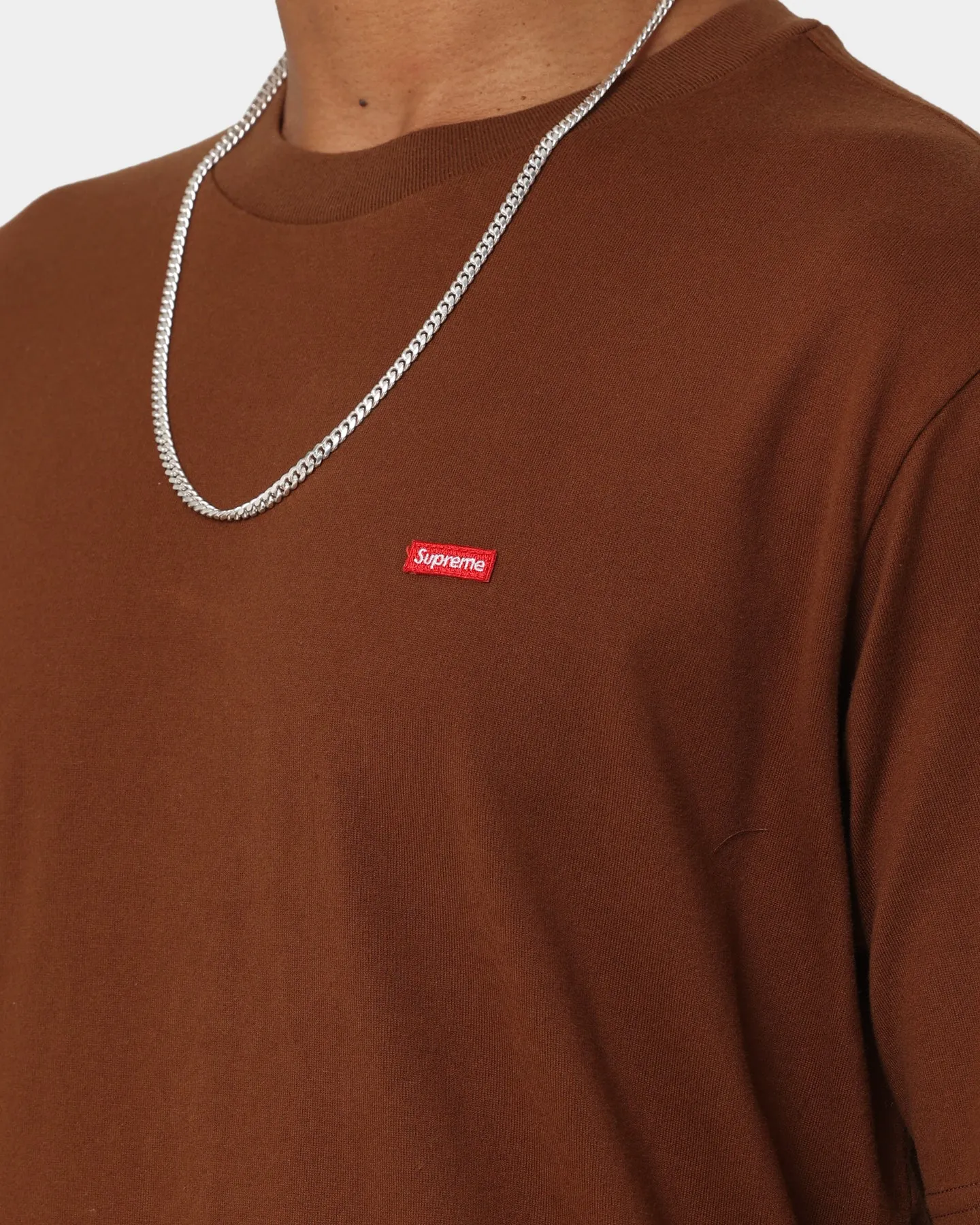 Supreme Small Box T-Shirt Brown