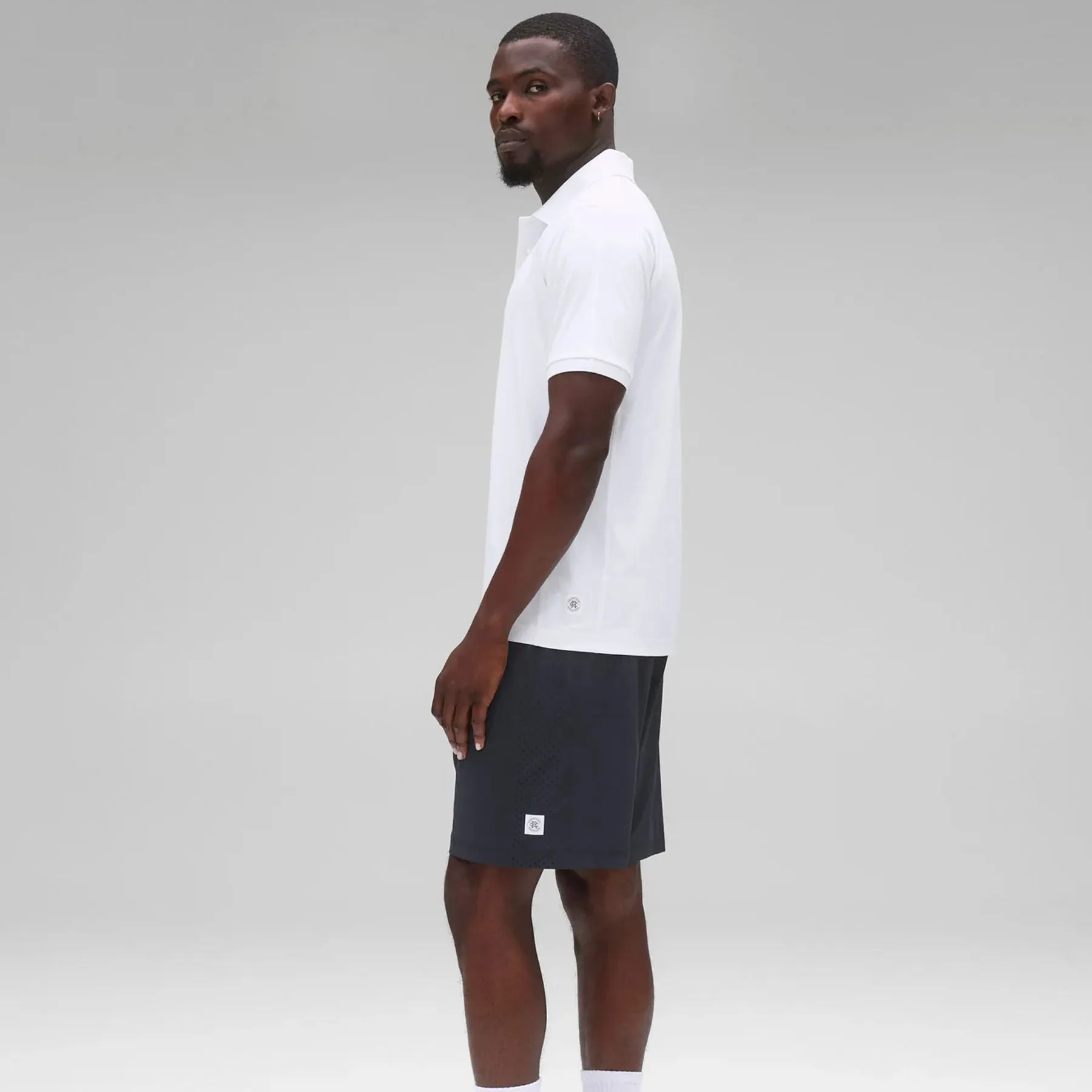 Tech Pique Playoff Polo White - AW24