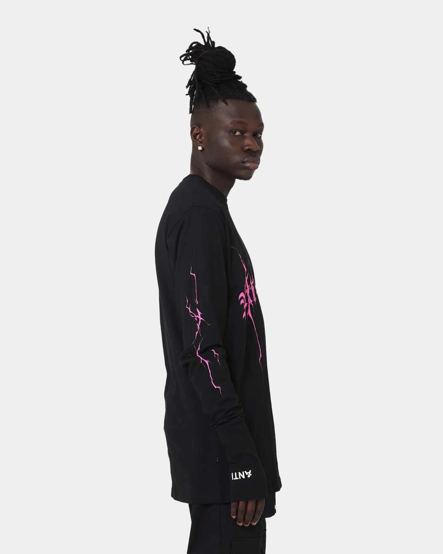 The Anti Order Youthquake Legion Long Sleeve T-Shirt Black/Pink