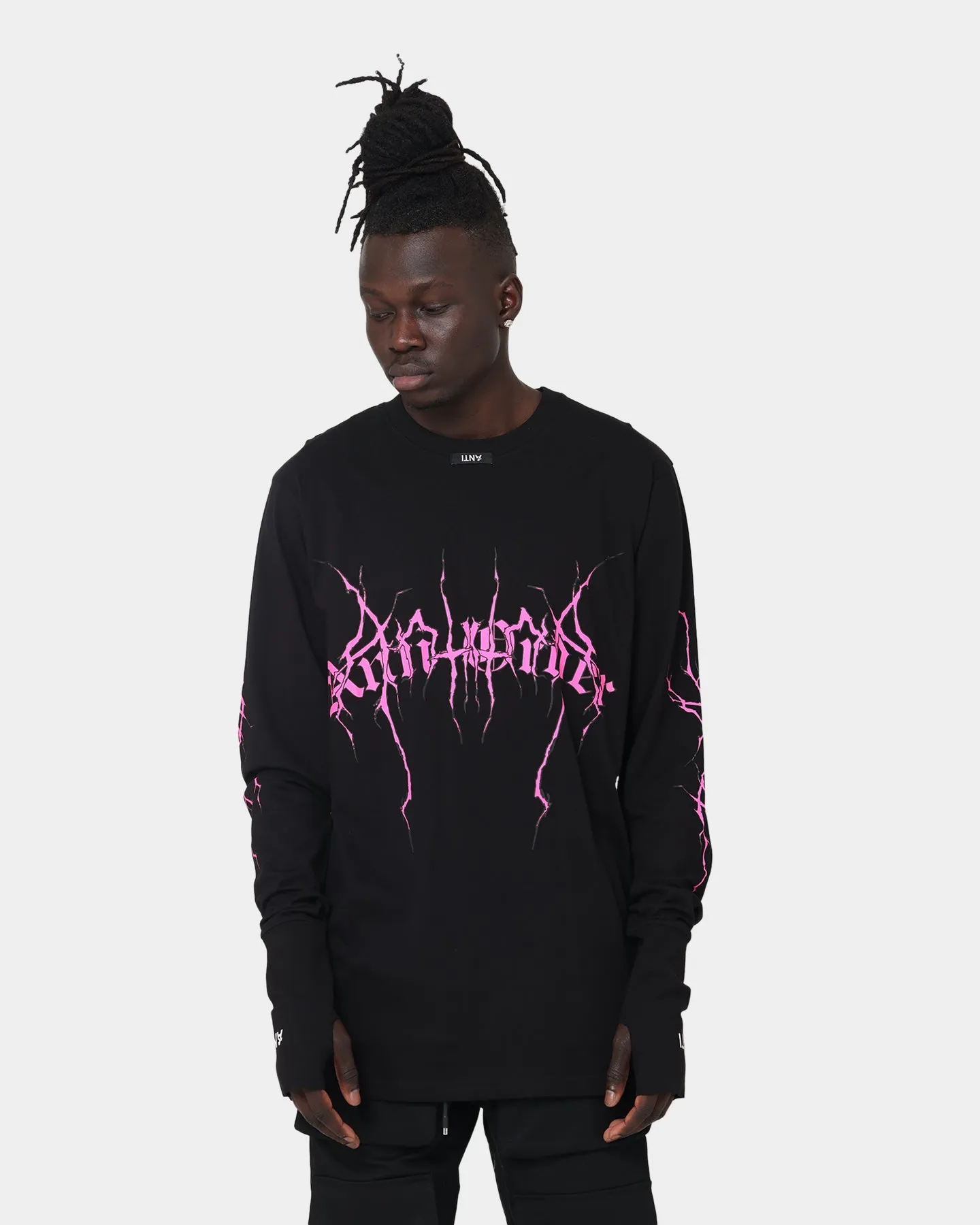 The Anti Order Youthquake Legion Long Sleeve T-Shirt Black/Pink