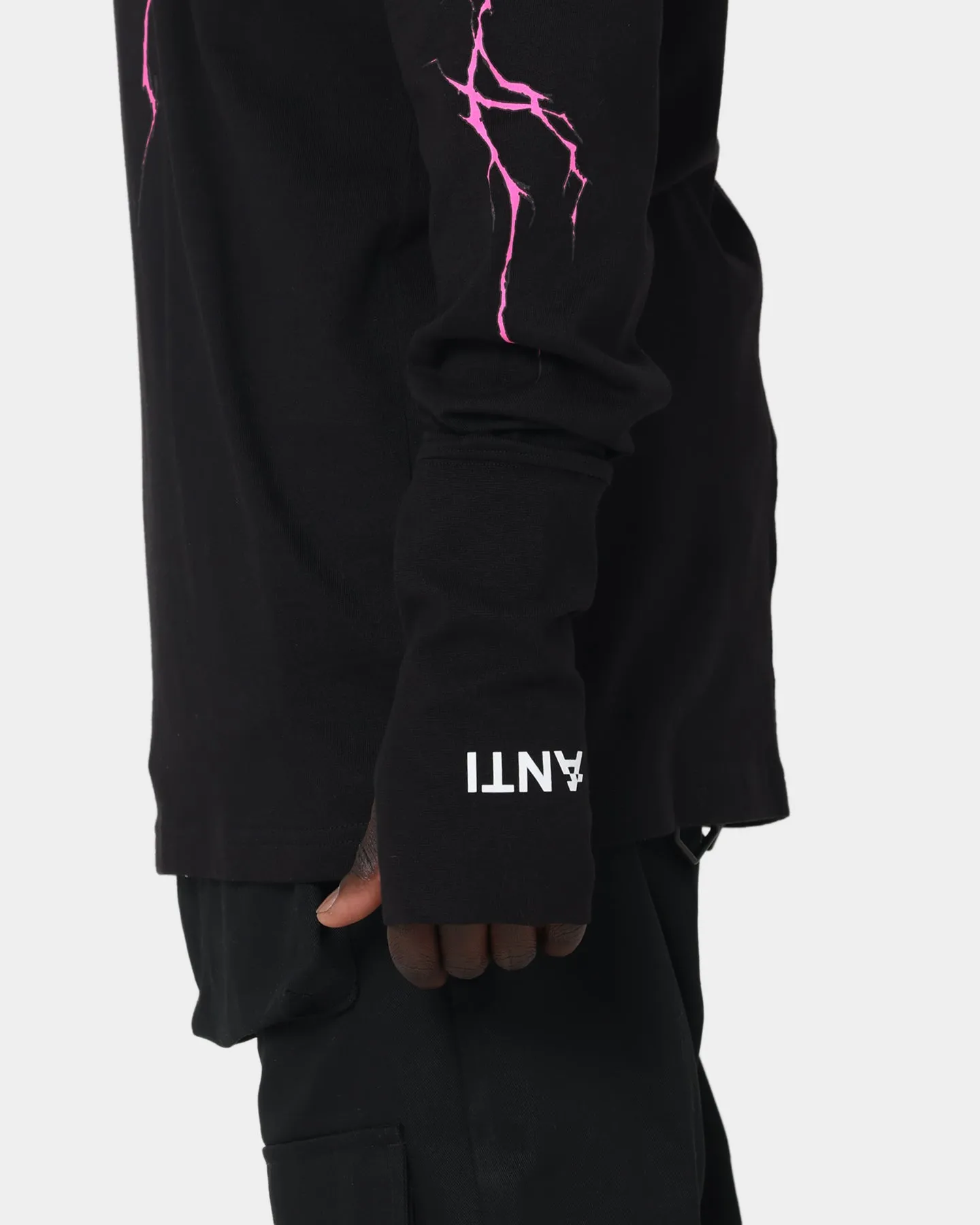 The Anti Order Youthquake Legion Long Sleeve T-Shirt Black/Pink