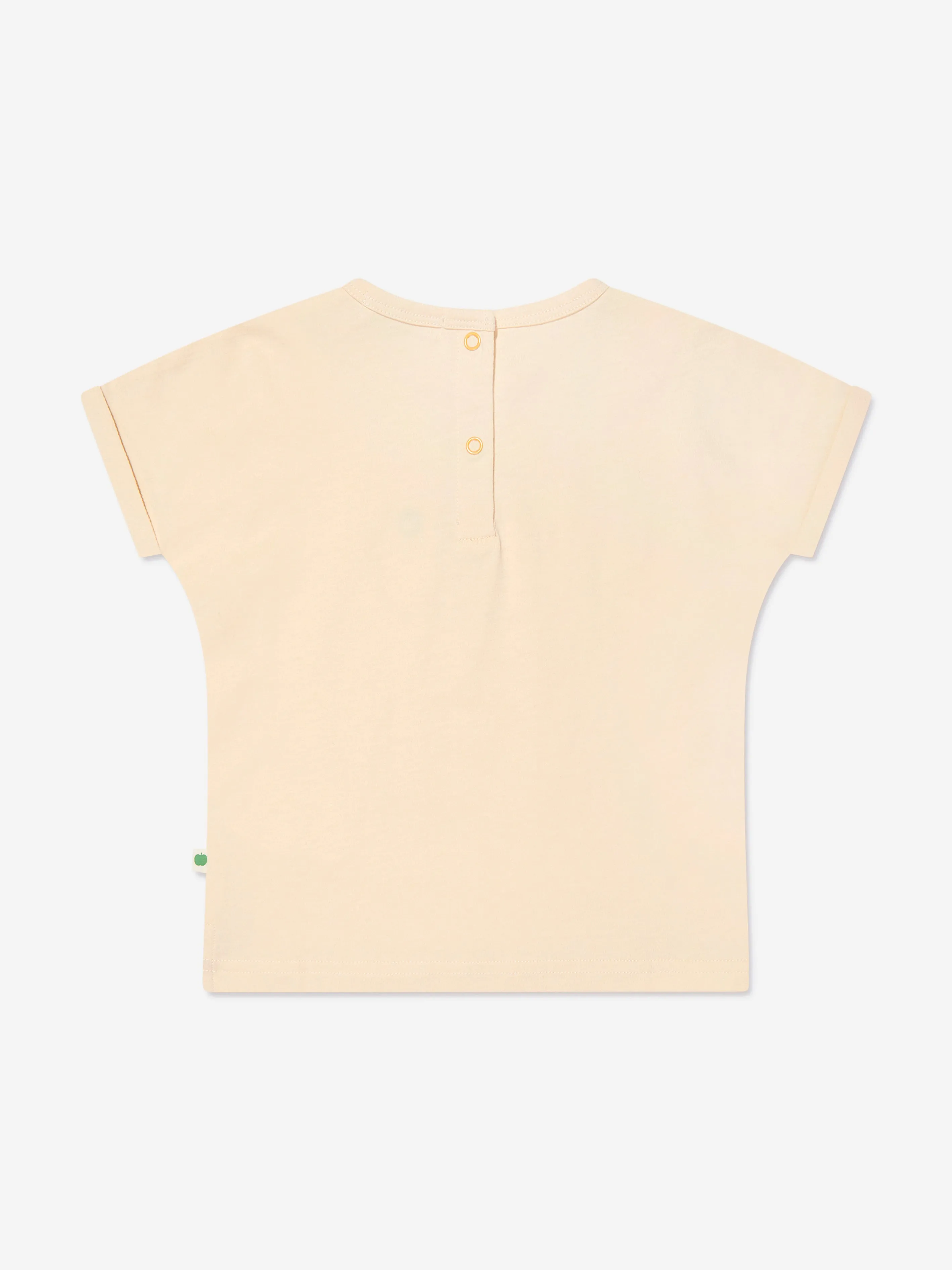 The Bonnie Mob Kids Fish Applique T-Shirt in Ivory