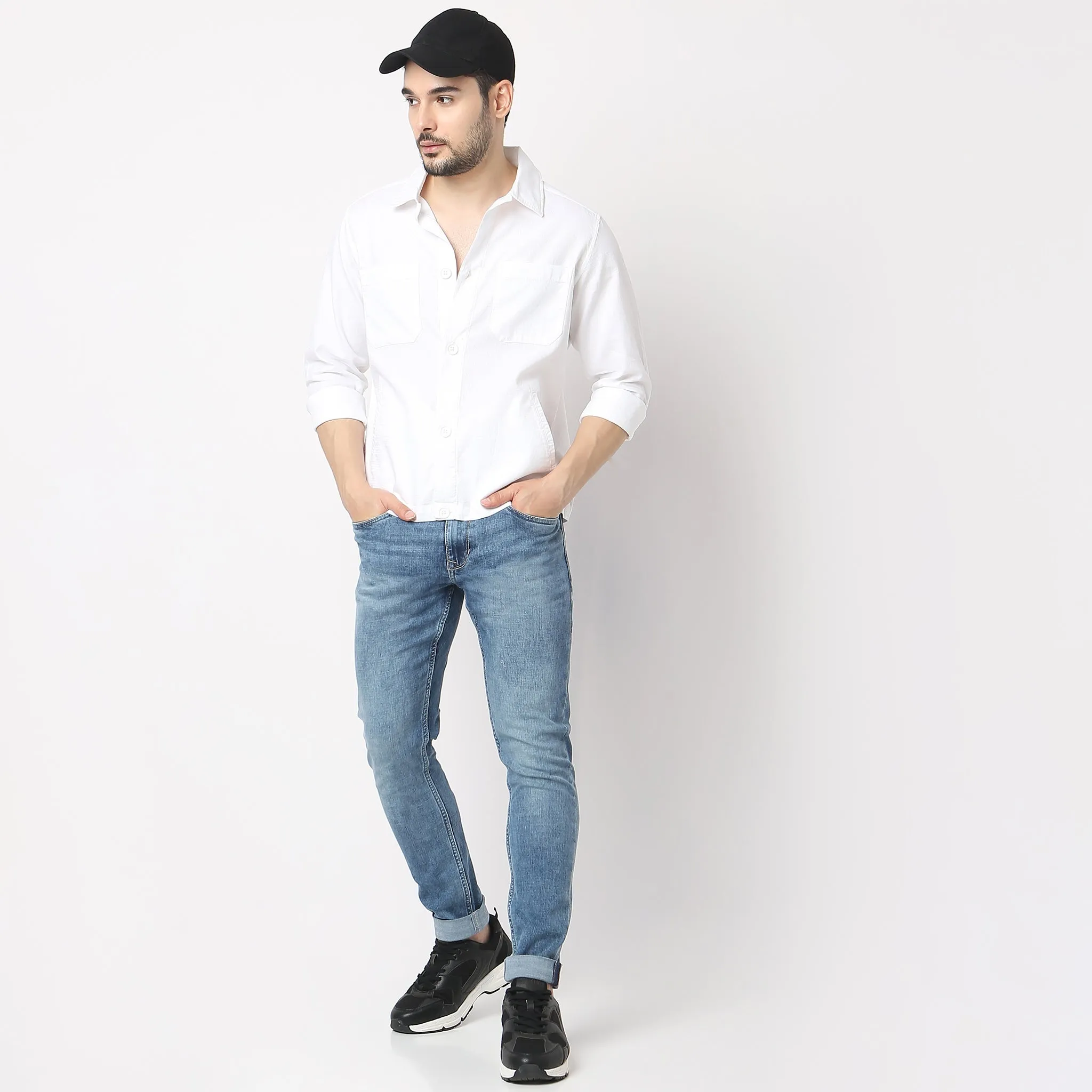 The Shacket : Modern Look "Shirt Jacket" Pure Cotton - Regular Fit