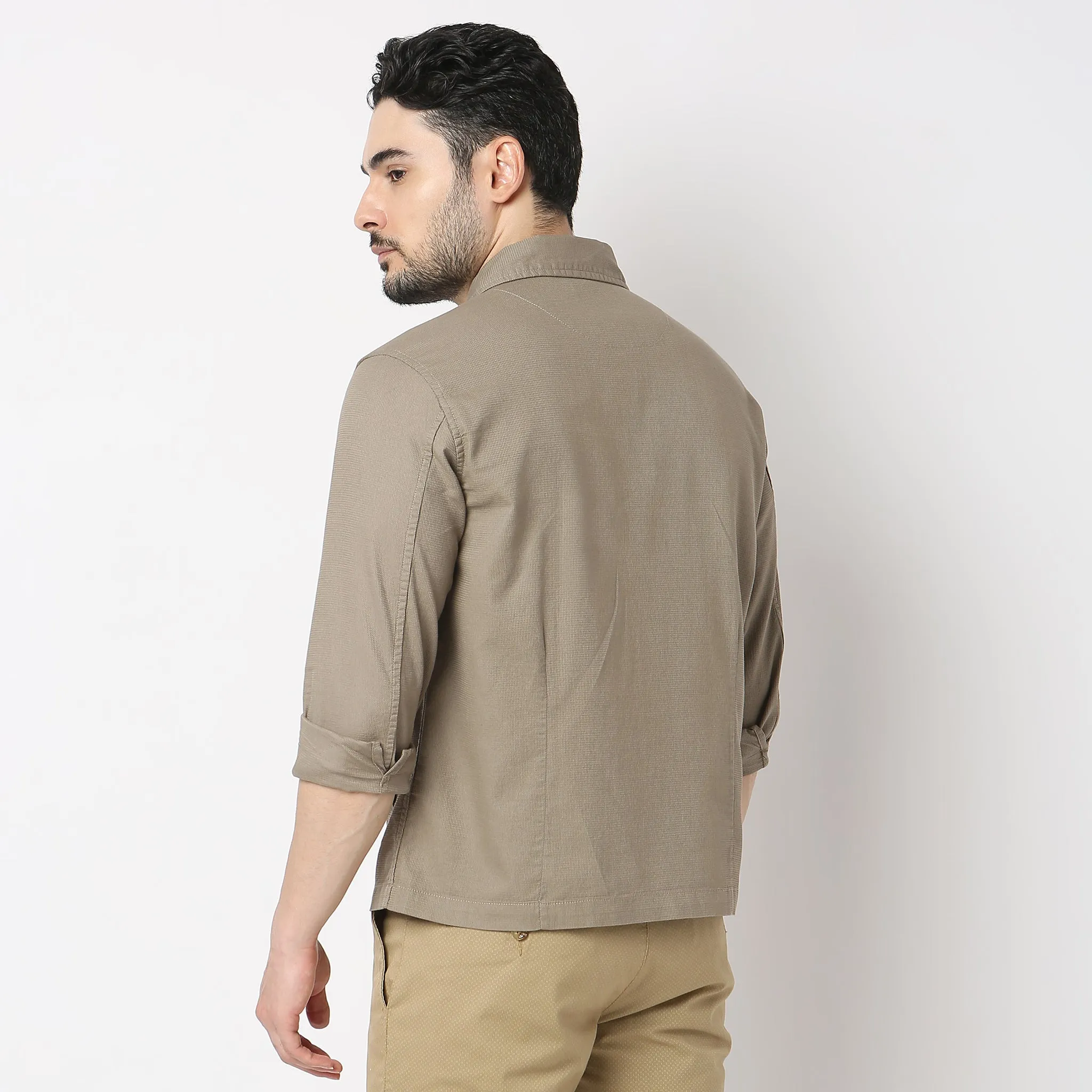 The Shacket : Modern Look "Shirt Jacket" Pure Cotton - Regular Fit