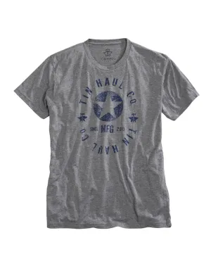 Tin Haul Unisex Grey Cotton Blend Star MFG S/S T-Shirt