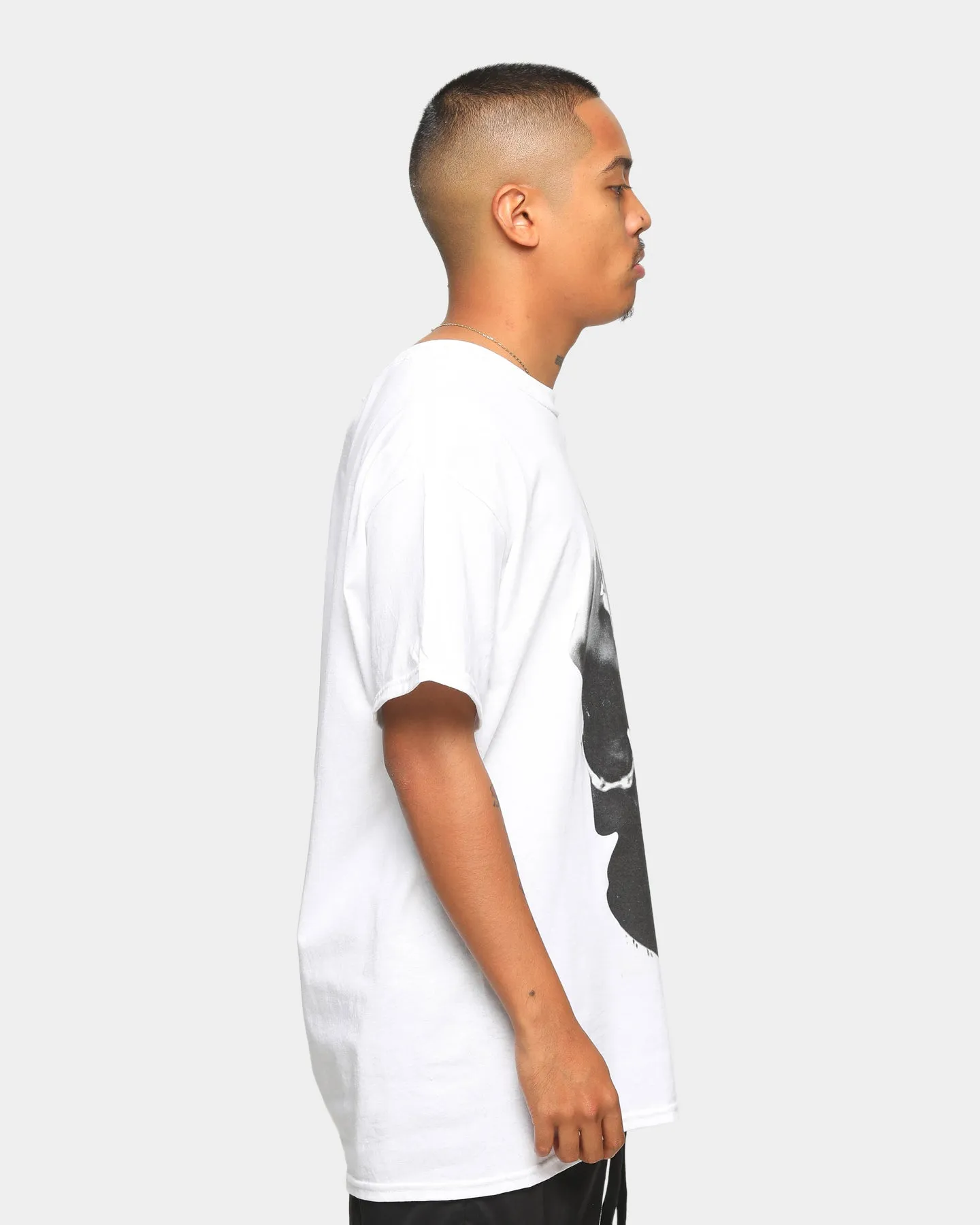 TUPAC Finger Short-Sleeve T-Shirt White