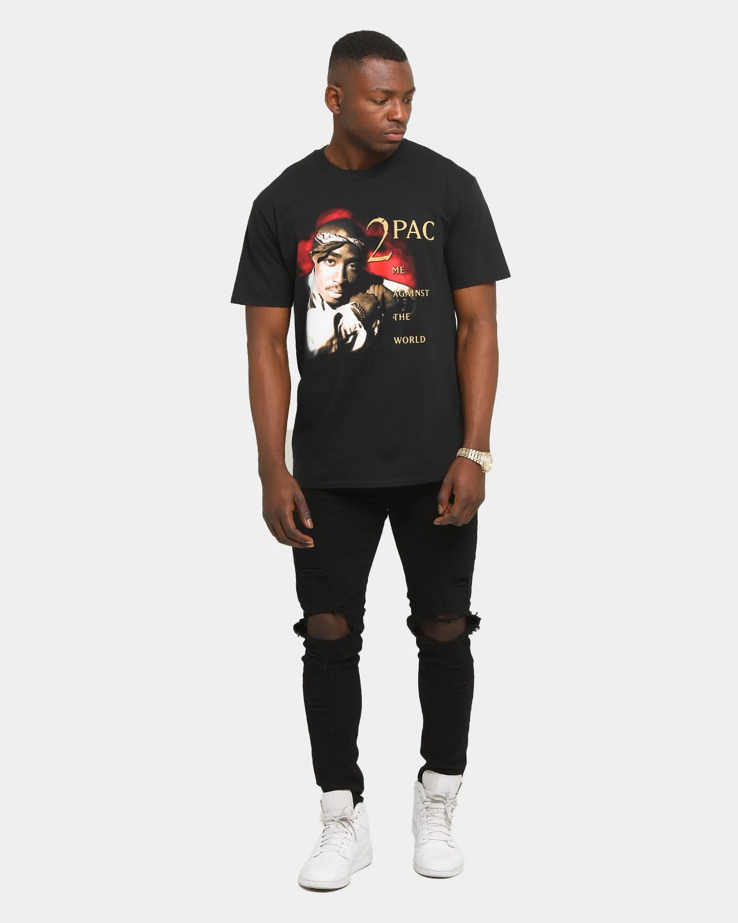 Tupac Me Against The World T-Shirt Black