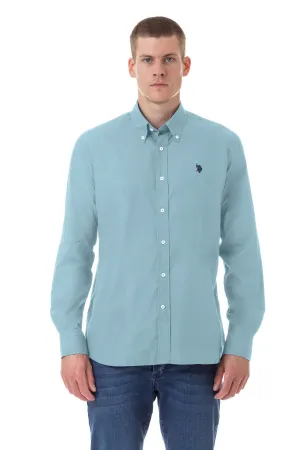 US POLO ASSN. MEN BASIC POPLIN SHIRT