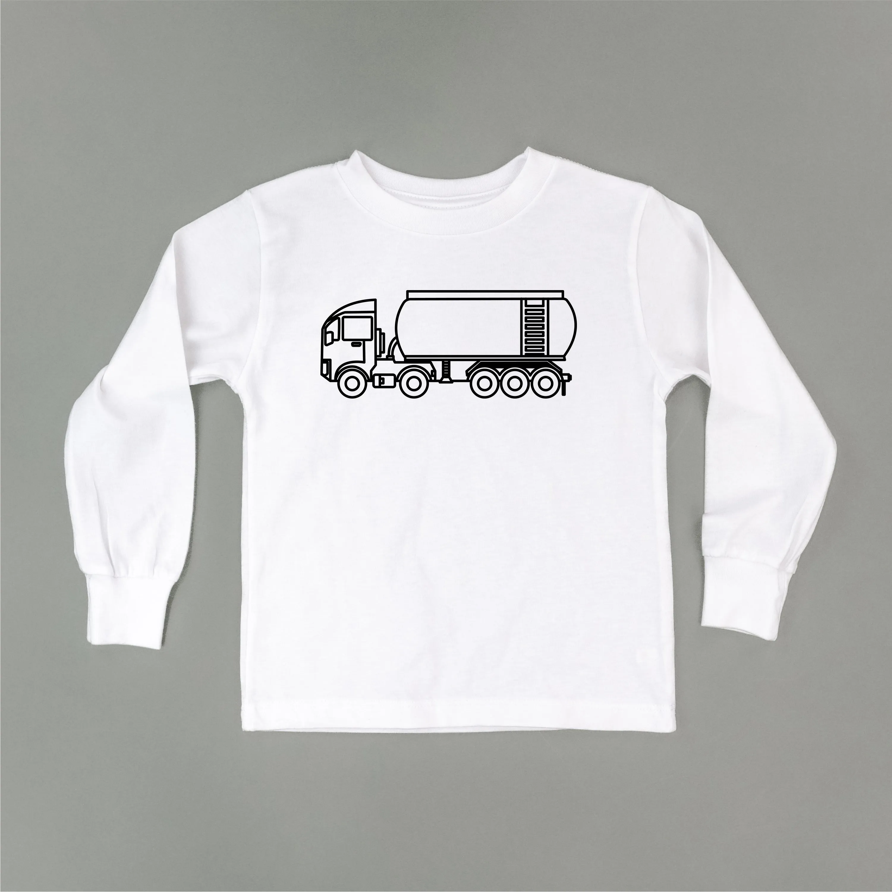 WATER TRUCK - Minimalist Design - Long Sleeve Child Shirt