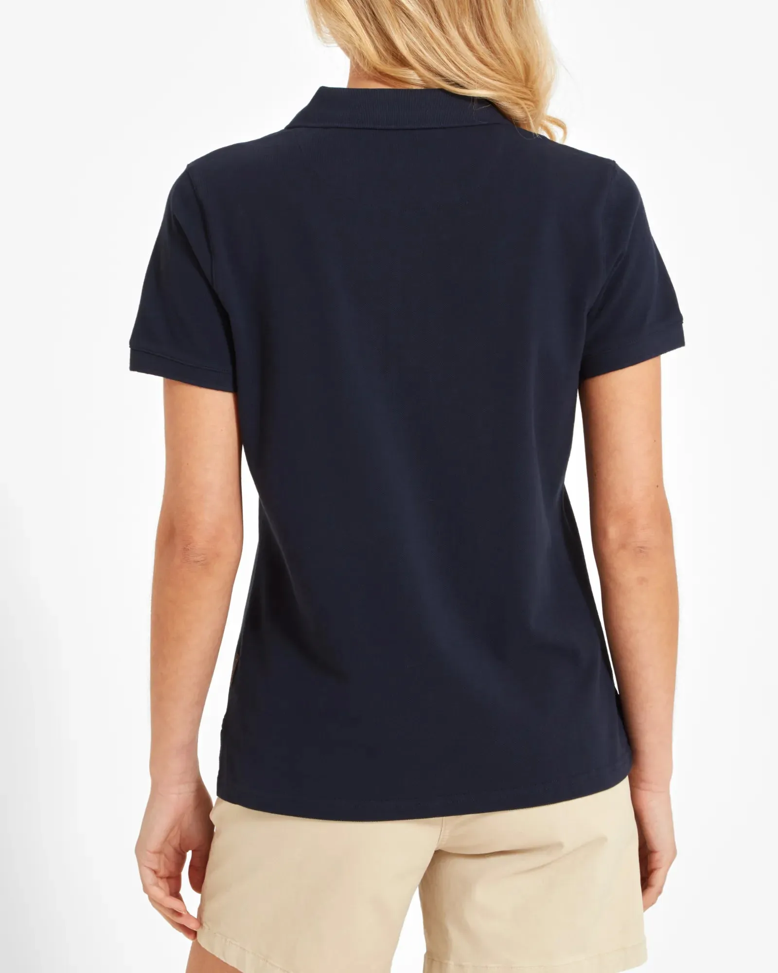 Women's St Ives Navy Polo Shirt