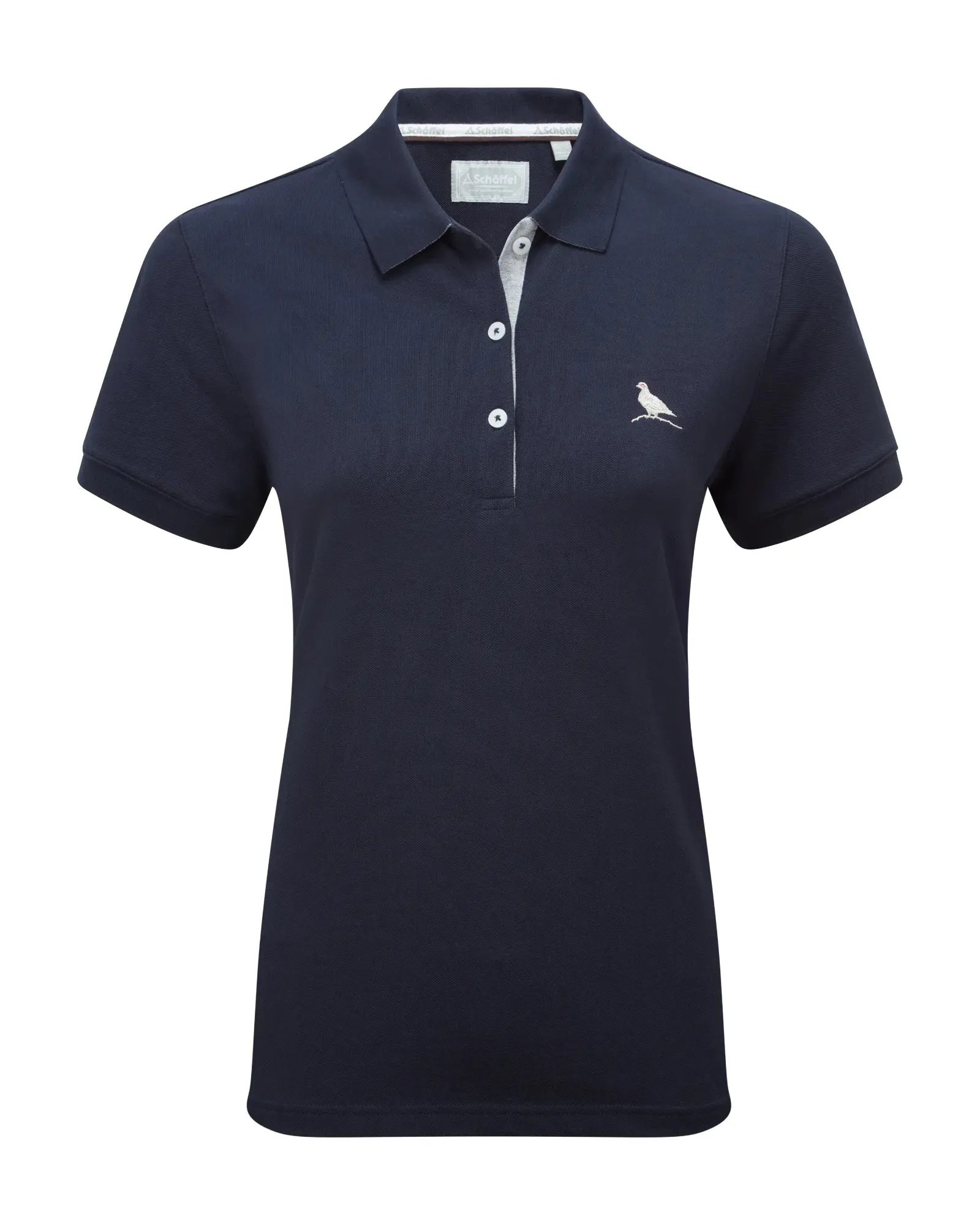 Women's St Ives Navy Polo Shirt