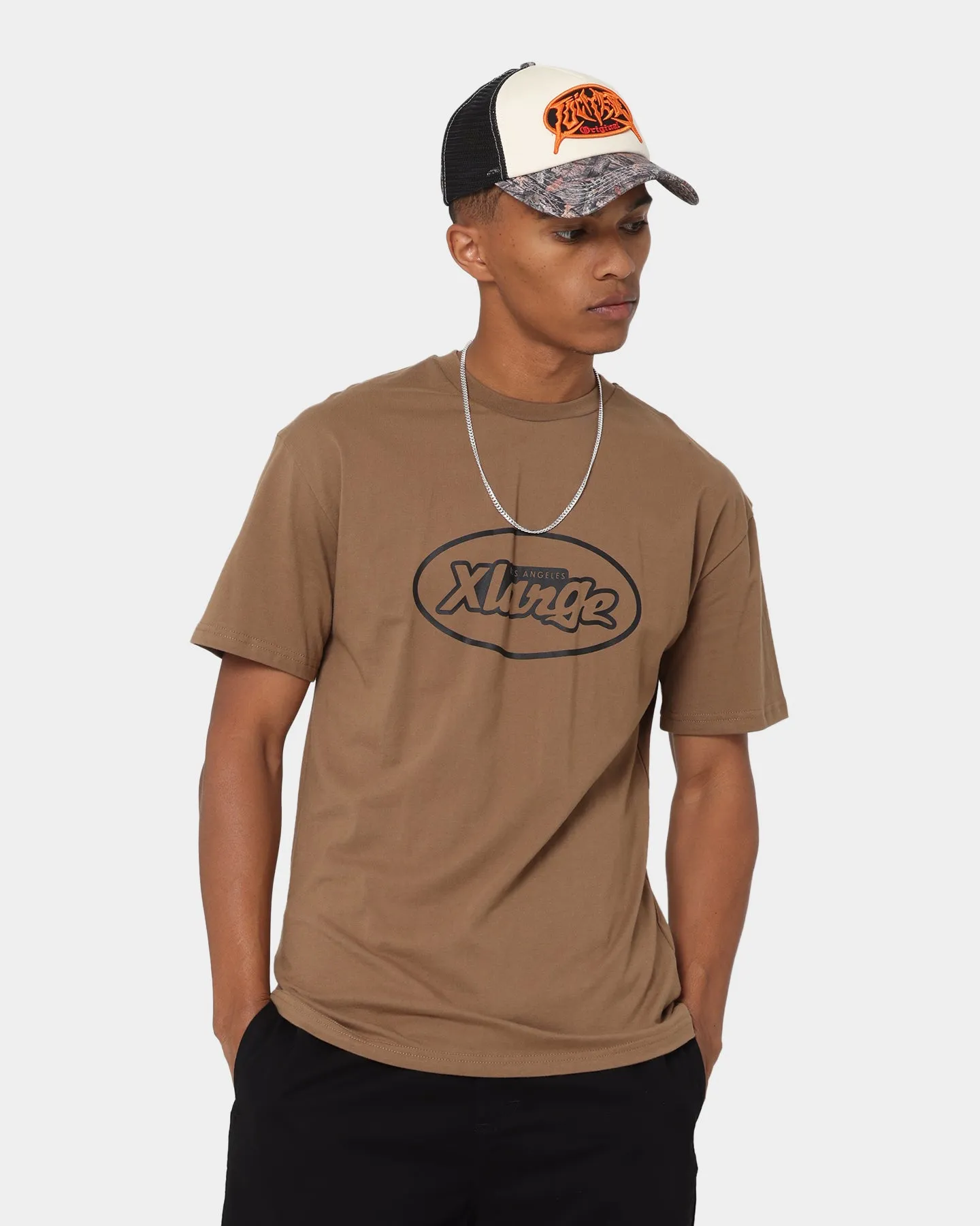 X-Large Stamped T-Shirt Brown