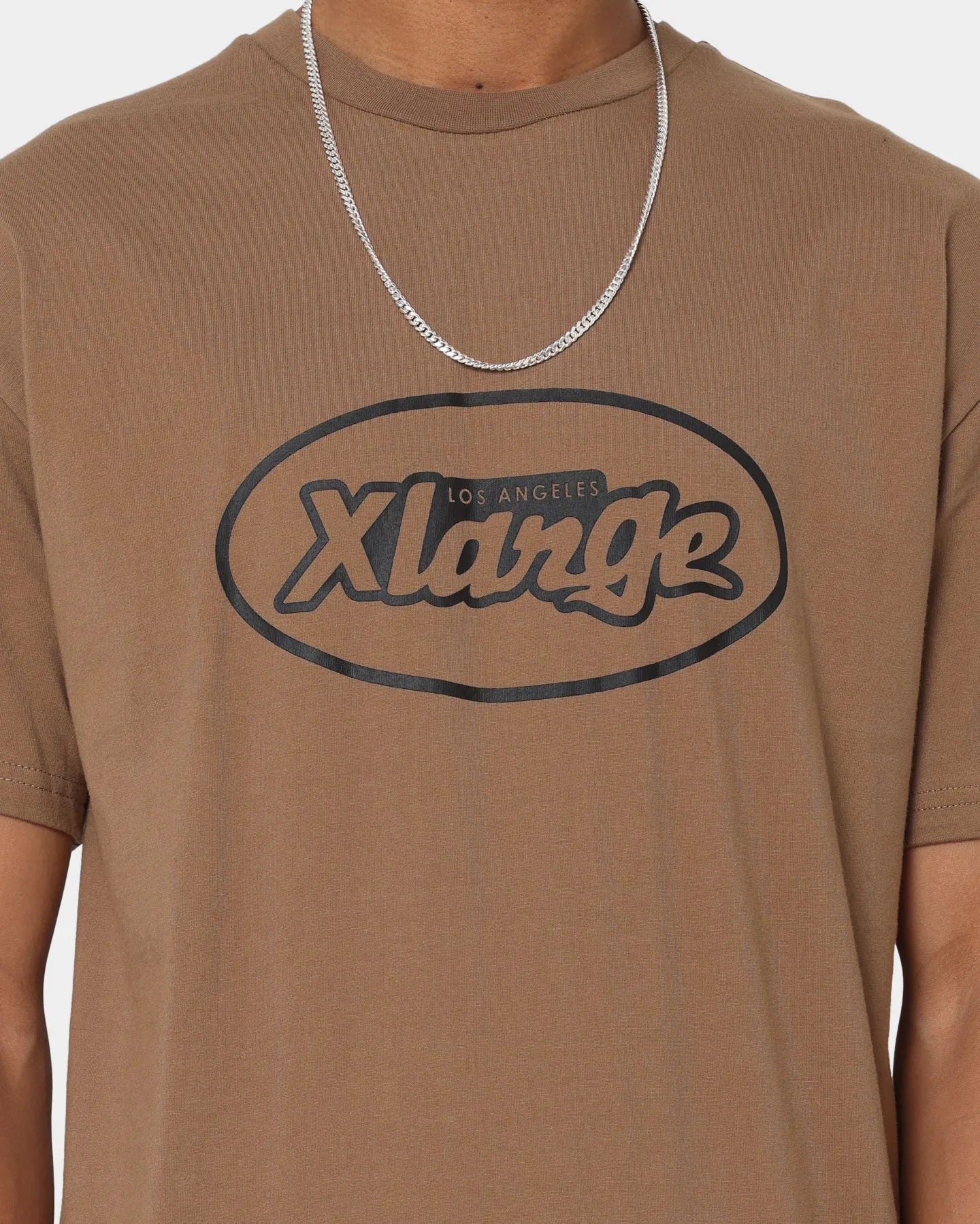 X-Large Stamped T-Shirt Brown